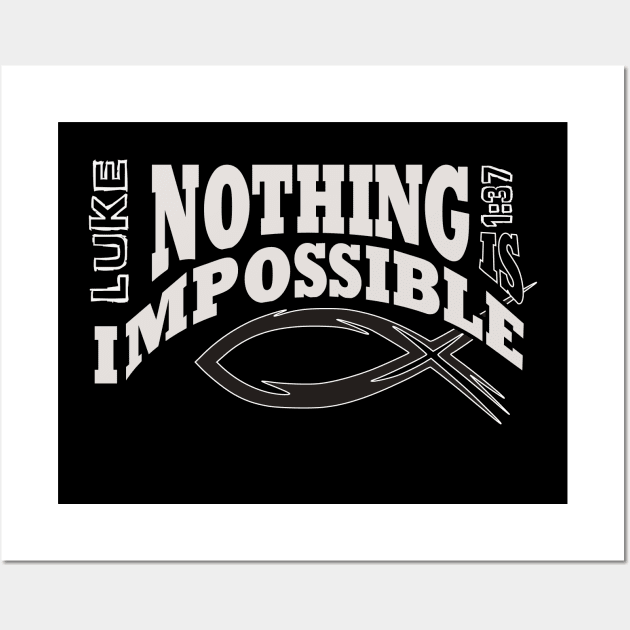 Nothing is Impossible Wall Art by ecosystem